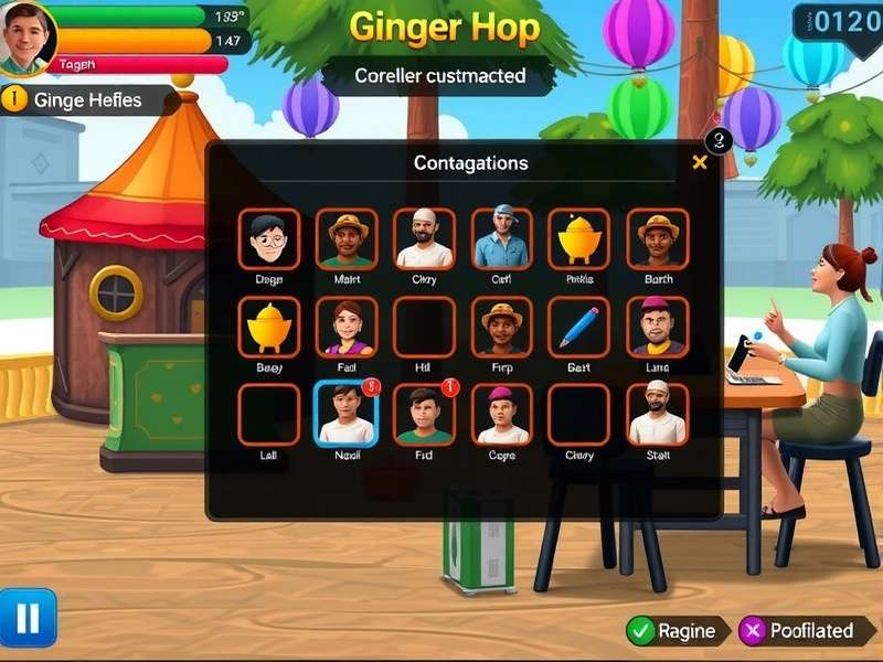 Ginger Hop Elite gameplay screenshot showing character and environment