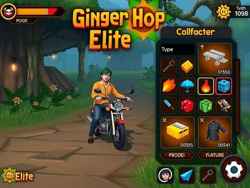 Ginger Hop Elite character customization interface